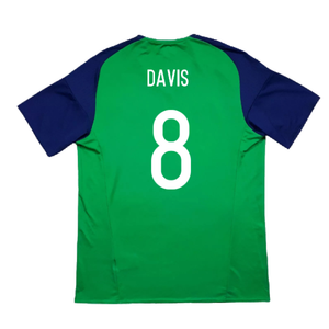 Northern Ireland 2016-17 Home Shirt (S) (Good) (Davis 8)_1