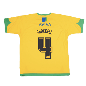 Norwich 2008-2010 Home Shirt (Good) (Shackell 4)_1