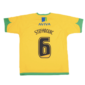 Norwich 2008-2010 Home Shirt (Good) (Stefanovic 6)_1