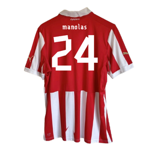 Olympiacos 2012-13 Home Shirt (Excellent) (Manolas 24)_1