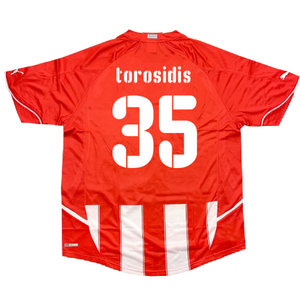 Olympiakos 2010-11 Home Shirt (M) (Good) (Torosidis 35)_1