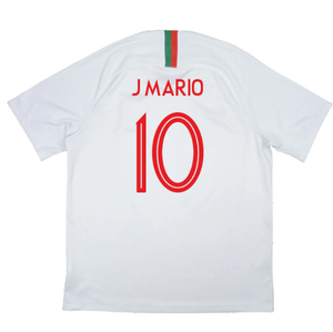 Portugal 2018-19 Away Shirt (L) (J Mario 10) (Good)_1