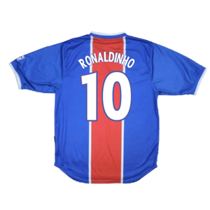 PSG 1999-00 Home Shirt (XL) (Very Good) (RONALDINHO 10)_1