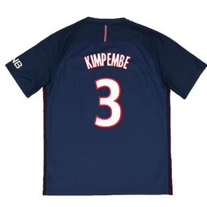 PSG 2016-17 Home Shirt (L) (Excellent) (Kimpembe 3)_1