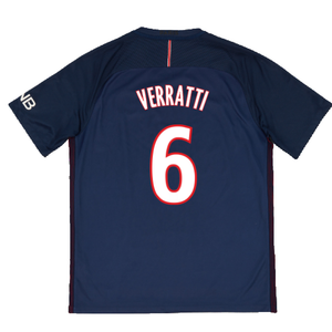 PSG 2016-17 Home Shirt (M) (Good) (Verratti 6)_1