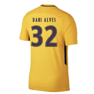 PSG 2017-18 Away Shirt (S) (Fair) (Dani  Alves 32)_1