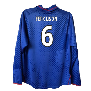 Rangers 2002-2003 Long Sleeved Home Shirt (XL) (Excellent) (Ferguson 6)_1