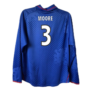 Rangers 2002-2003 Long Sleeved Home Shirt (XL) (Excellent) (Moore 3)_1