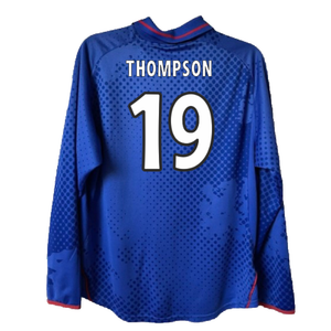 Rangers 2002-2003 Long Sleeved Home Shirt (XL) (Excellent) (Thompson 19)_1