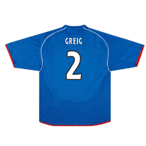 Rangers 2005-06 Home Shirt (XL) (Very Good) (GREIG 2)_1