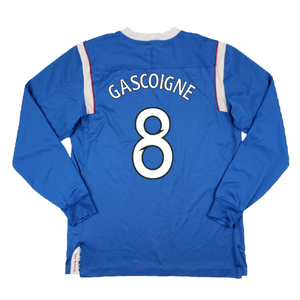 Rangers 2011-12 Home Long Sleeve Shirt (Sponsorless) (S) (Good) (Gascoigne 8)_1