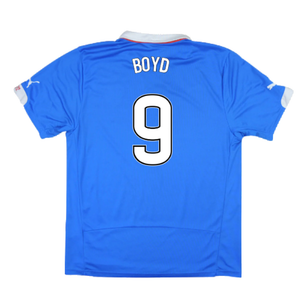 Rangers 2014-15 Home Shirt ((Excellent) L) (Boyd 9)_2