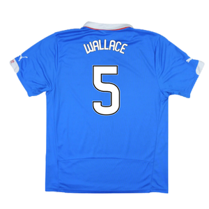 Rangers 2014-15 Home Shirt ((Excellent) L) (Wallace 5)_2