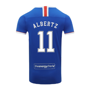 Rangers 2020-21 Home Shirt (XL) (ALBERTZ 11) (Mint)_1