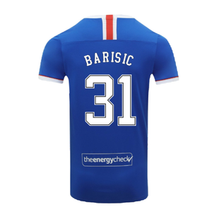 Rangers 2020-21 Home Shirt (XL) (BARISIC 31) (Mint)_1