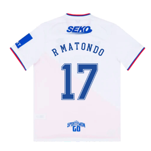 Rangers 2022-23 Away Shirt (M) (R MATONDO 17) (Mint)_1