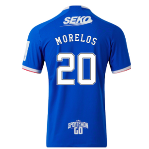 Rangers 2022-23 Home Shirt (M) (Mint) (MORELOS 20)_1