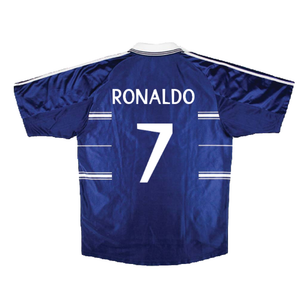 Real Madrid 1998-99 Away Shirt (L) (Very Good) (Ronaldo 7)_1