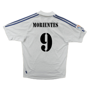 Real Madrid 2001-02 Home Shirt (Very Good) (Morientes 9)_1