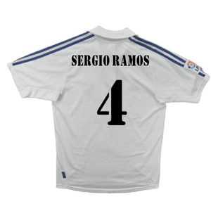 Real Madrid 2001-02 Home Shirt (Very Good) (Sergio Ramos 4)_1