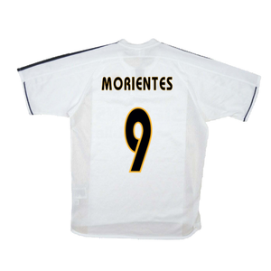 Real Madrid 2003-04 Home Shirt (M) (Good) (Morientes 9)_1