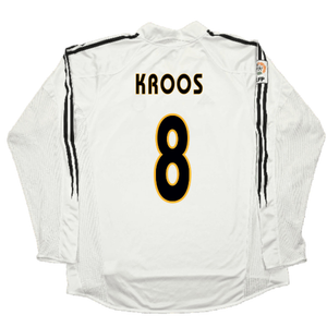 Real Madrid 2004-05 Long Sleeve Home Shirt (M) (Excellent) (KROOS 8)_1