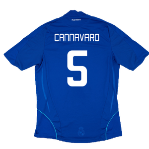 Real Madrid 2008-09 Away Shirt (S) (Very Good) (Cannavaro 5)_1