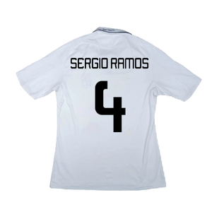 Real Madrid 2008-09 Home Shirt (L) (Very Good) (Sergio Ramos 4)_1