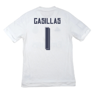 Real Madrid 2015-16 Home Shirt (M) (Casillas 1) (Good)_1