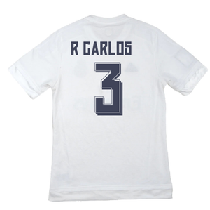 Real Madrid 2015-16 Home Shirt (M) (R. Carlos 3) (Good)_1