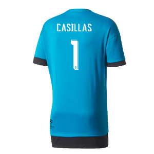 Real Madrid 2017-18 Adidas Champions League Training Shirt (2XL) (Casillas 1) (Excellent)_1