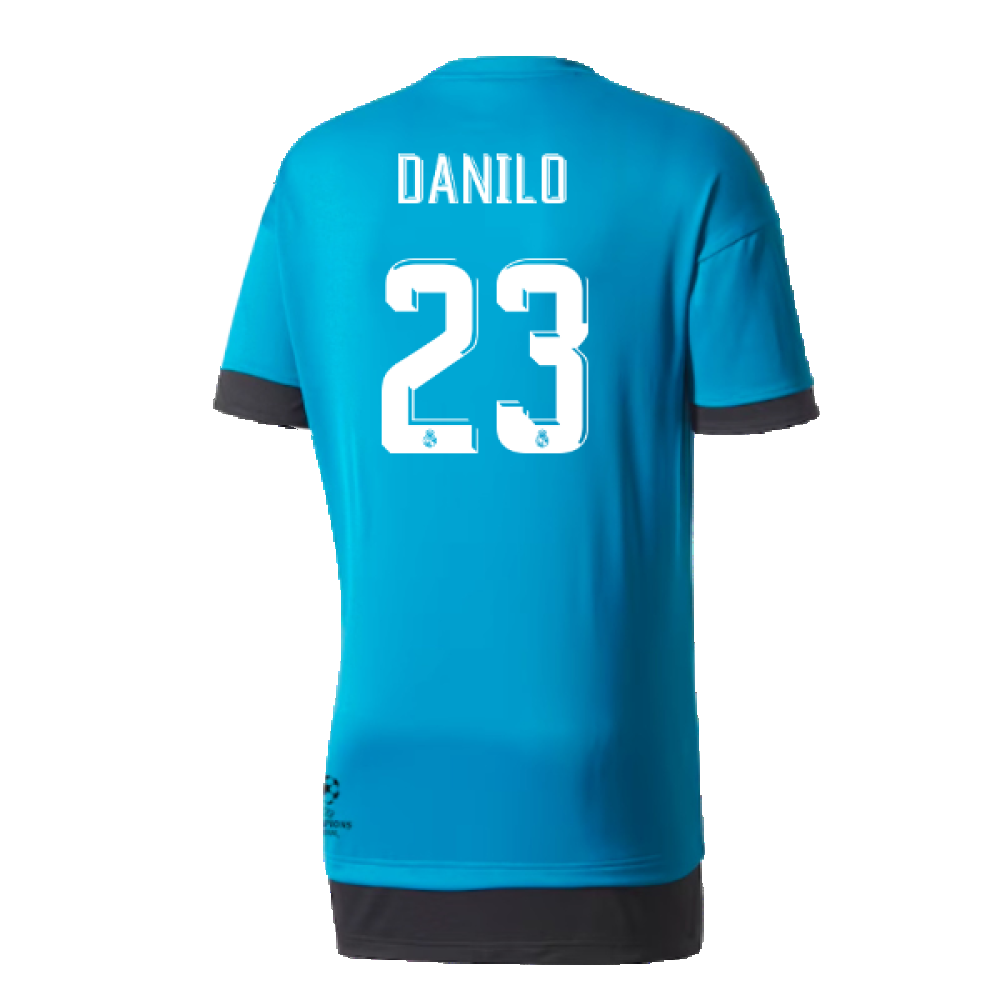 Real Madrid 2017-18 Adidas Champions League Training Shirt (2XL) (Danilo 23) (Excellent)_1
