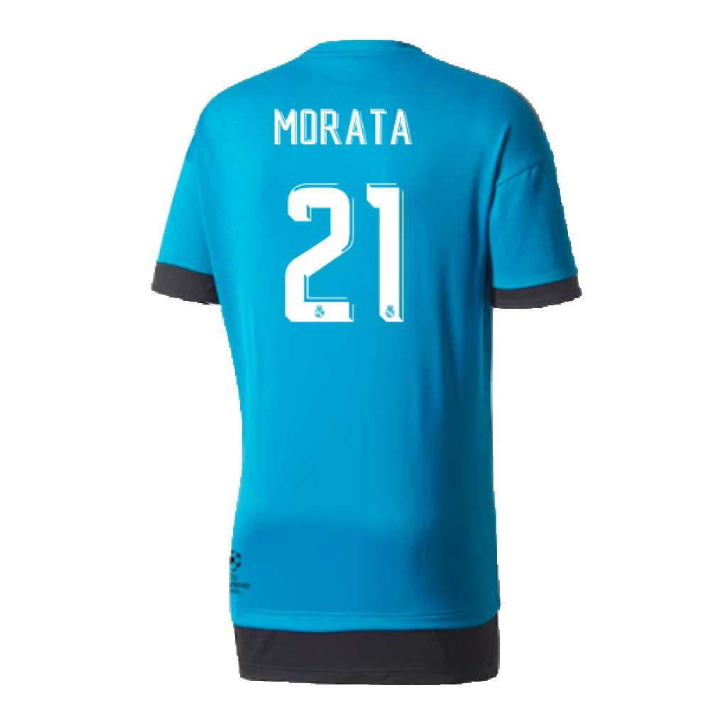 Real Madrid 2017-18 Adidas Champions League Training Shirt (2XL) (Morata 21) (Excellent)_1