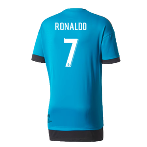 Real Madrid 2017-18 Adidas Champions League Training Shirt (2XL) (Ronaldo 7) (Excellent)_1