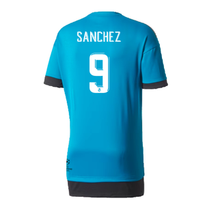 Real Madrid 2017-18 Adidas Champions League Training Shirt (2XL) (Sanchez 9) (Excellent)_1