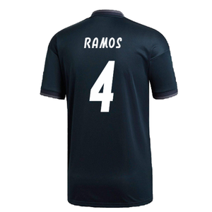 Real Madrid 2018-19 Away Shirt (S) (Very Good) (Ramos 4)_1