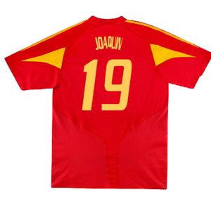 Spain 2004-2006 Home Shirt (L) (Very Good) (Joaquin 19)_1