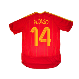 Spain 2006-08 Home Shirt (S) (Excellent) (Alonso 14)_1