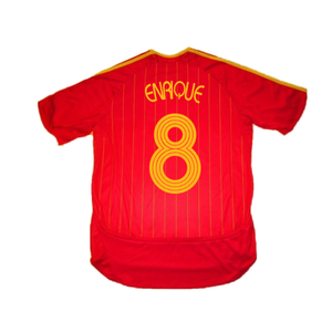 Spain 2006-08 Home Shirt (M) (Mint) (Enrique 8)_1