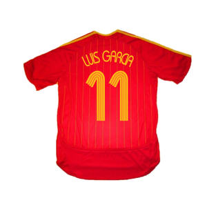 Spain 2006-08 Home Shirt (M) (Mint) (Luis Garcia 11)_1