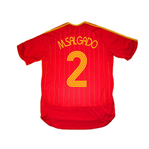 Spain 2006-08 Home Shirt (S) (Excellent) (M.Salgado 2)_1