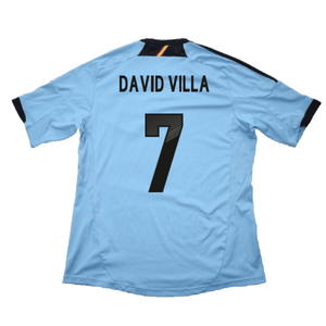 Spain 2012-13 Away Shirt (XLB) (Very Good) (David Villa  7)_1