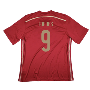 Spain 2014-2015 Home Shirt (World Cup Badge) (L) (Mint) (Torres 9)_1