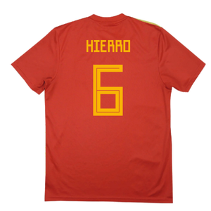 Spain 2018-20 Home Shirt (2XL) (Hierro 6) (Good)_1