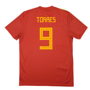 Spain 2018-20 Home Shirt (2XL) (Torres 9) (Good)_1