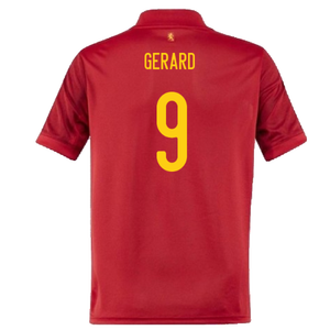 Spain 2020-21 Home Shirt (S) (Good) (GERARD 9)_1