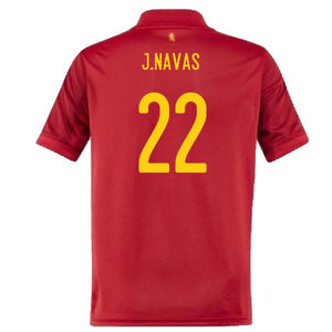 Spain 2020-21 Home Shirt (S) (Good) (J.NAVAS 22)_1