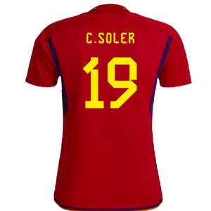 Spain 2022-23 Home Shirt (Womens XL-) (C.Soler 19) (Mint)_1