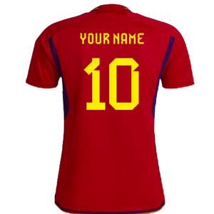 Spain 2022-23 Home Shirt (Womens XL-) (Your Name 10) (Mint)_1