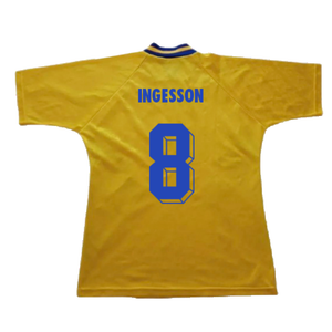 Sweden 1994-96 Home Shirt (Excellent) (Ingesson 8)_1